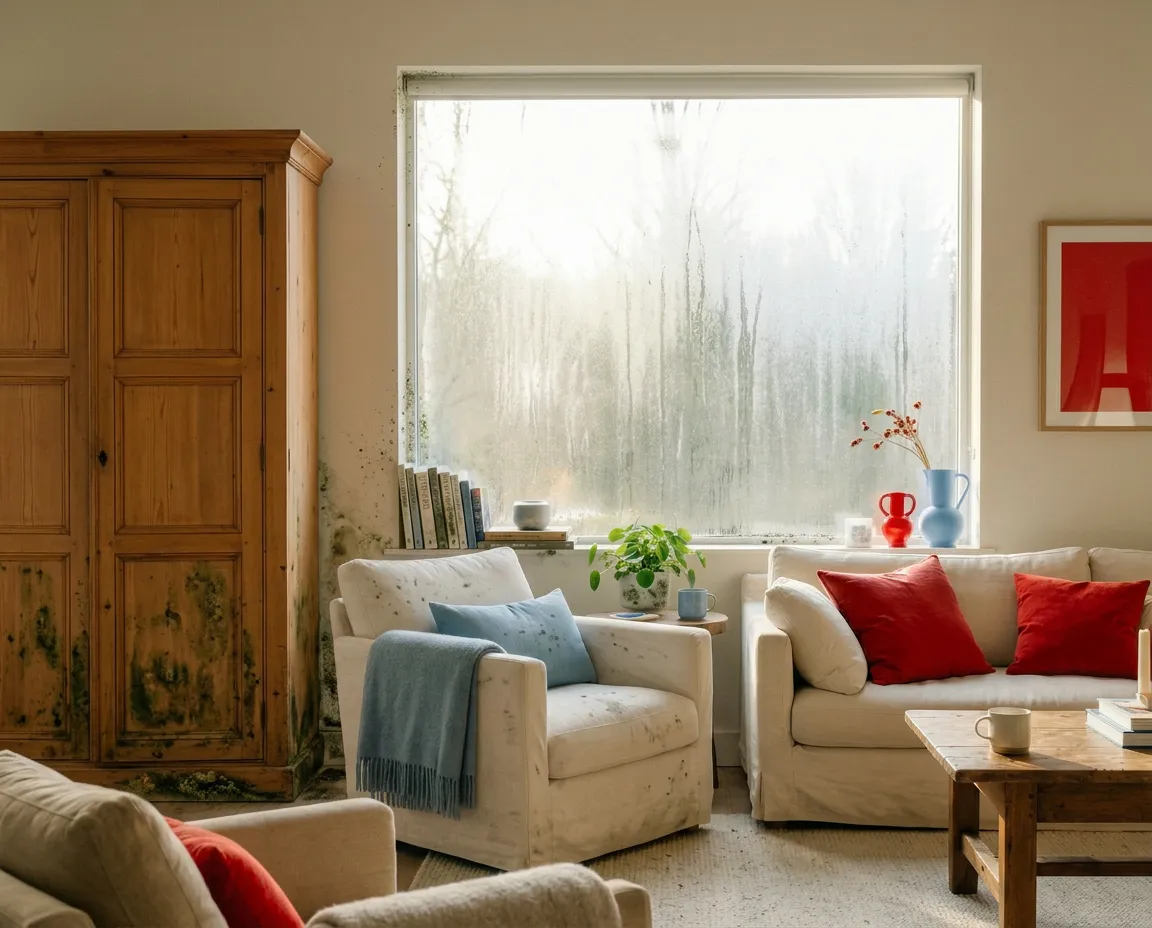 Mur avec humidité à Urrugne